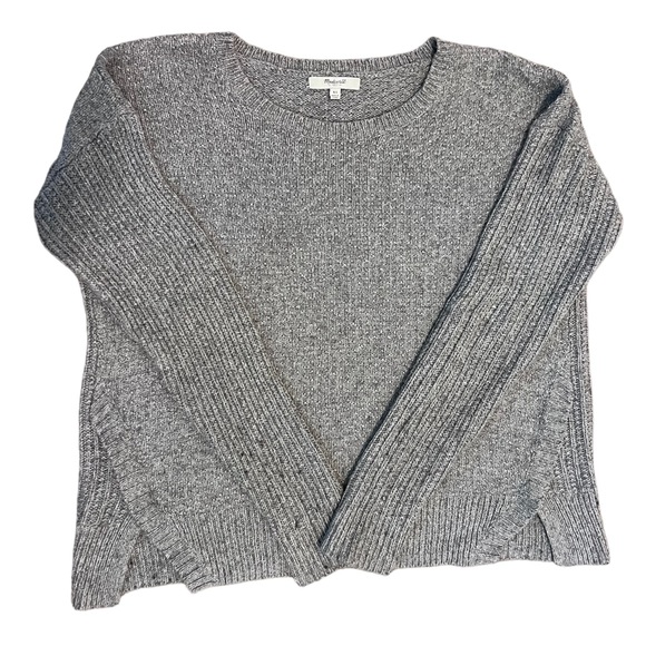 Madewell Gray Drop Shoulder Sweater Size XS - Picture 2 of 9